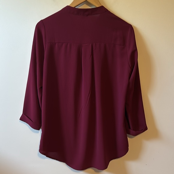 Charlotte Russe Blouse with Mandarin Collar - Picture 7 of 7